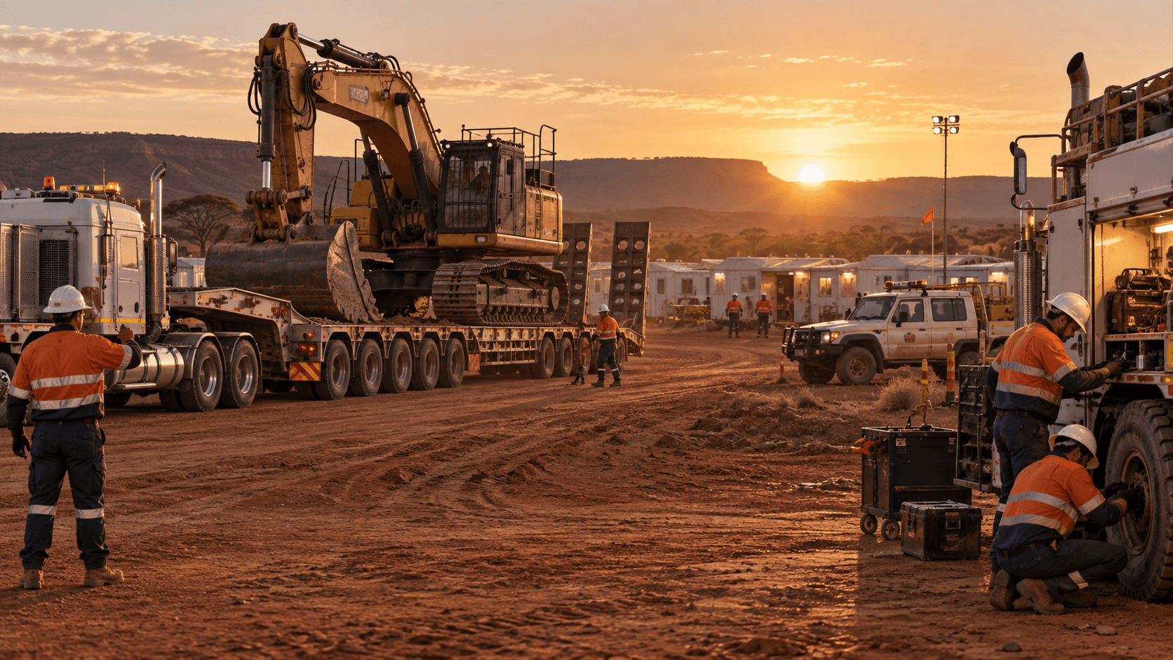 Remote site operations on an Australian heavy plant project